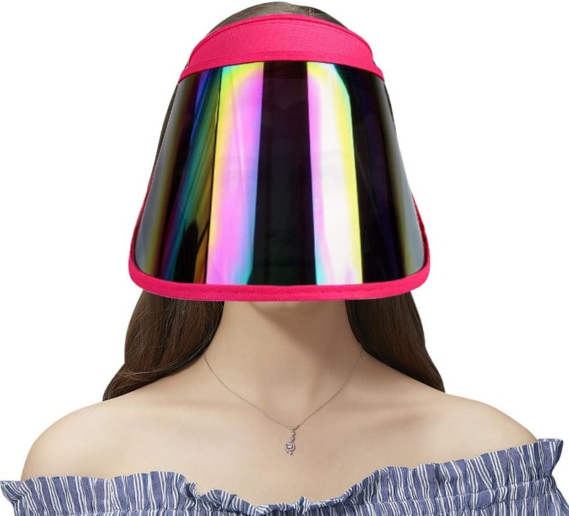 VIOKKO Face_Shield Protector Sun Visor Hat UV Protection Summer Sun Cap Great for Oudtoor Hiking Camping Golf Tennis Cycling - Image 1